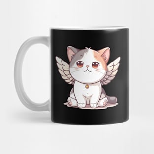 Cute Kawaii Cat Angel Mug